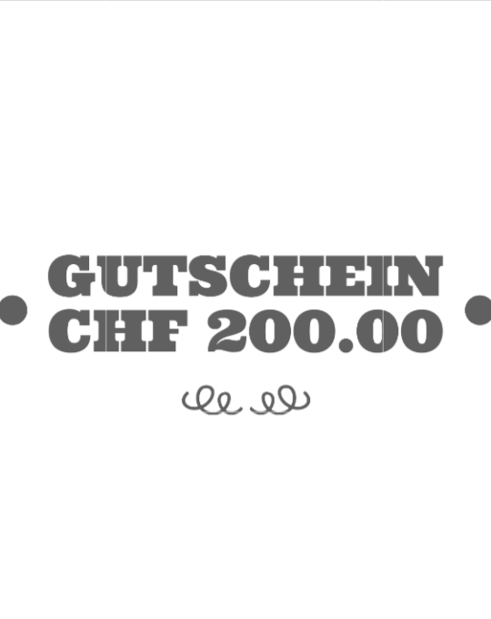 Gutschein CHF200